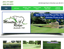 Tablet Screenshot of manitouridge.net